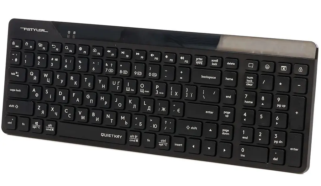 Клавіатура A4Tech Fstyler FBK23 AS Black (FBK23 AS (Black)) - фото 2