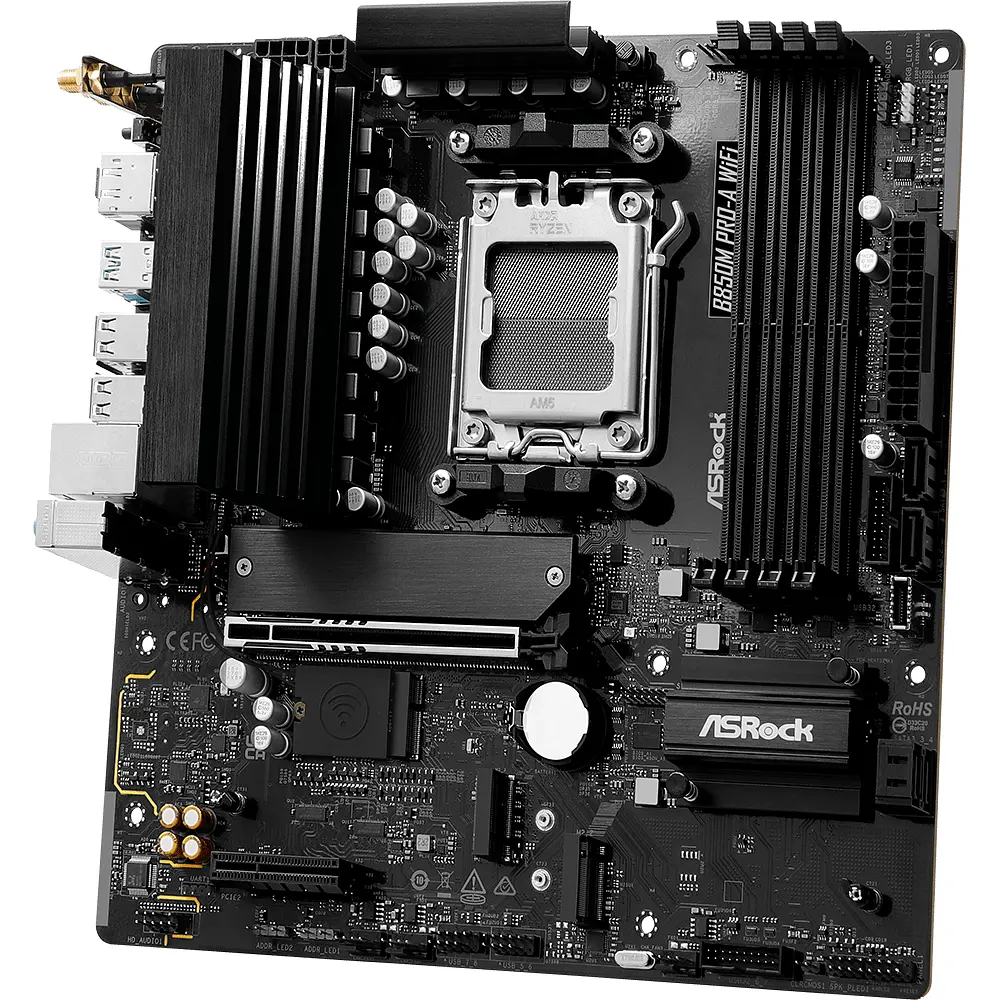 Материнська плата ASRock B850M Pro-A WiFi Socket AM5 - фото 4