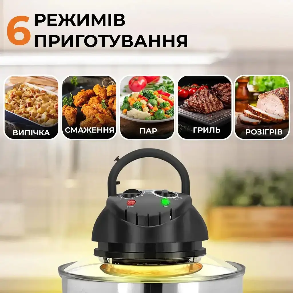Мультипіч-духовка Sokany SK-560-BS - фото 5
