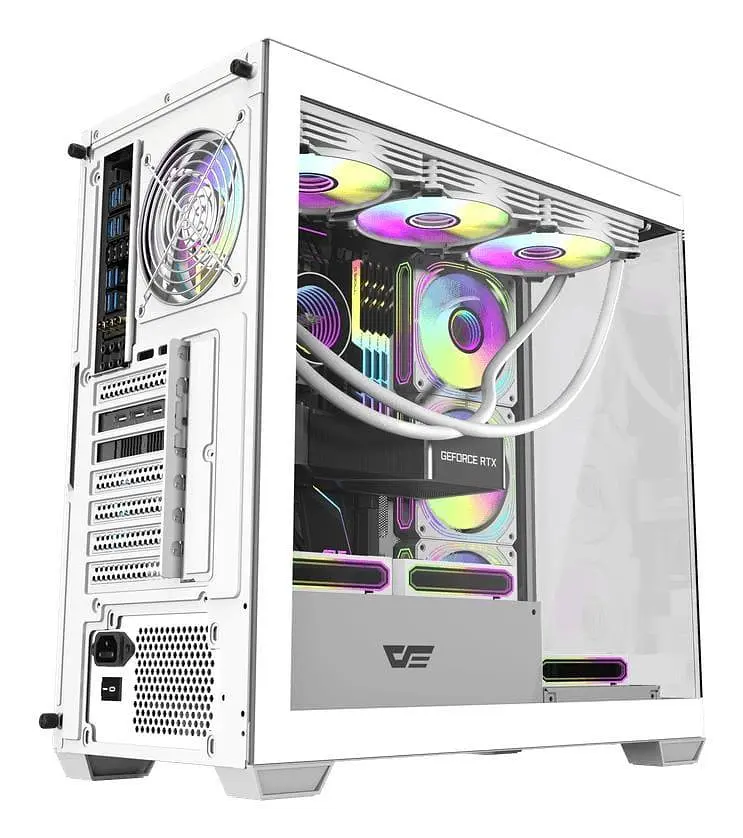Корпус Darkflash DS900W без БЖ White (DS900W WHITE) - фото 4