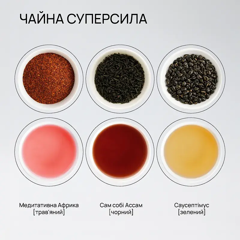 Чайний сет “Чайна суперсила” подарунковий набір чаїв  - фото 2