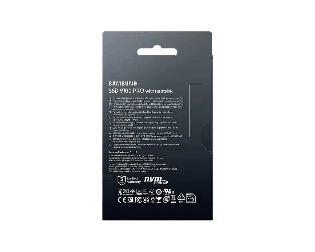 SSD накопичувач Samsung 9100 PRO 2 TB (MZ-VAP2T0CW) - фото 8