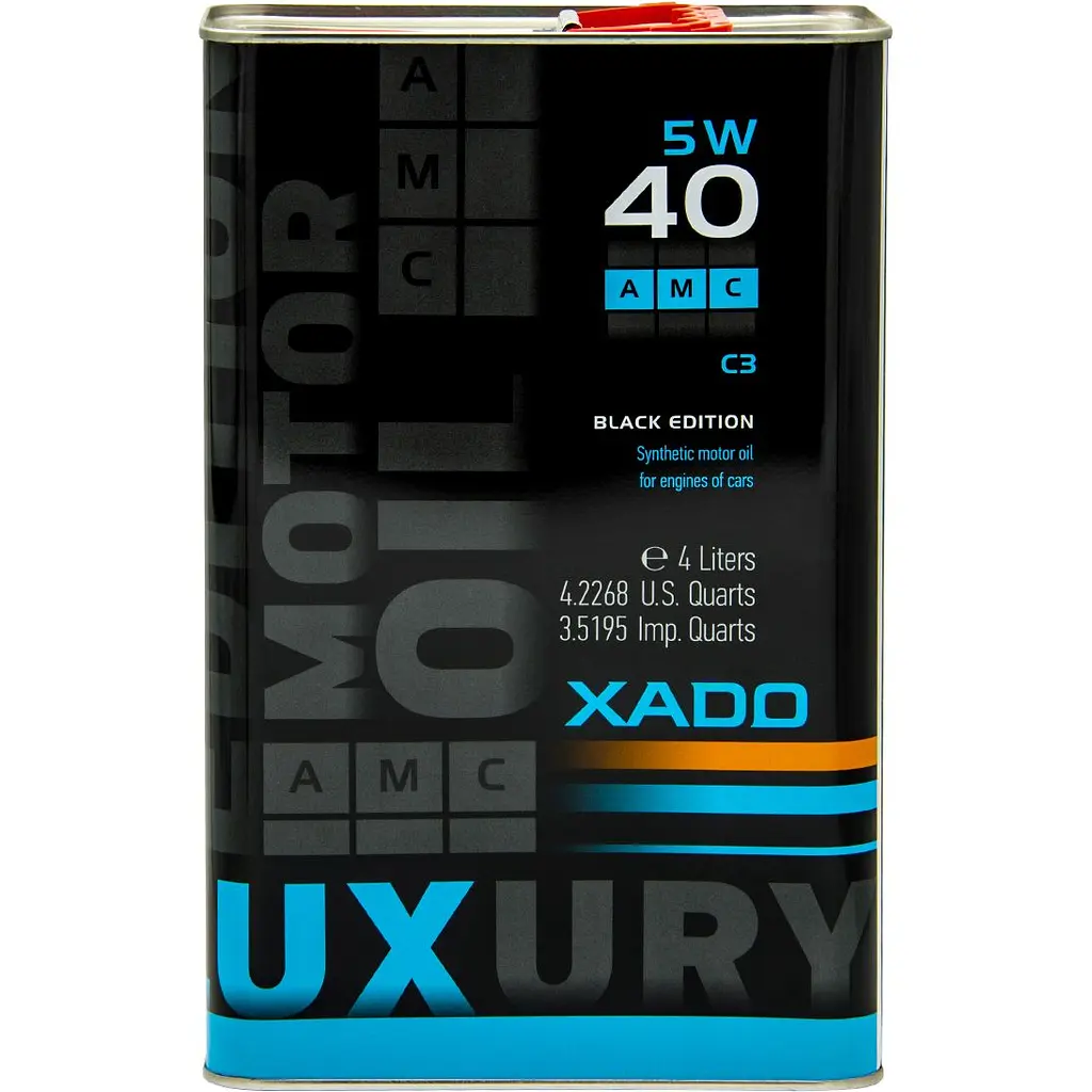 Моторное масло XADO 5W-40 C3 AMC Black Edition синтетическое 4 л - фото 2