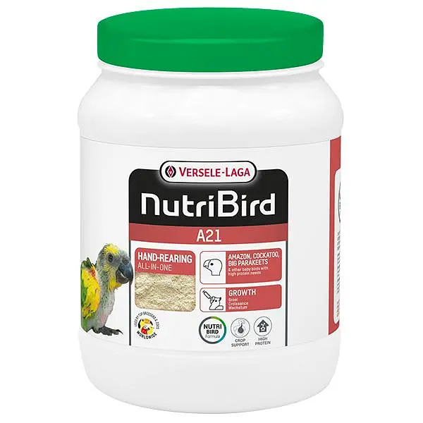 Молоко для пташенят середніх папуг та інших птахів Versele-Laga NutriBird A21 Верселе-Лага НУТРІБЕРД A21 800 г (221747)