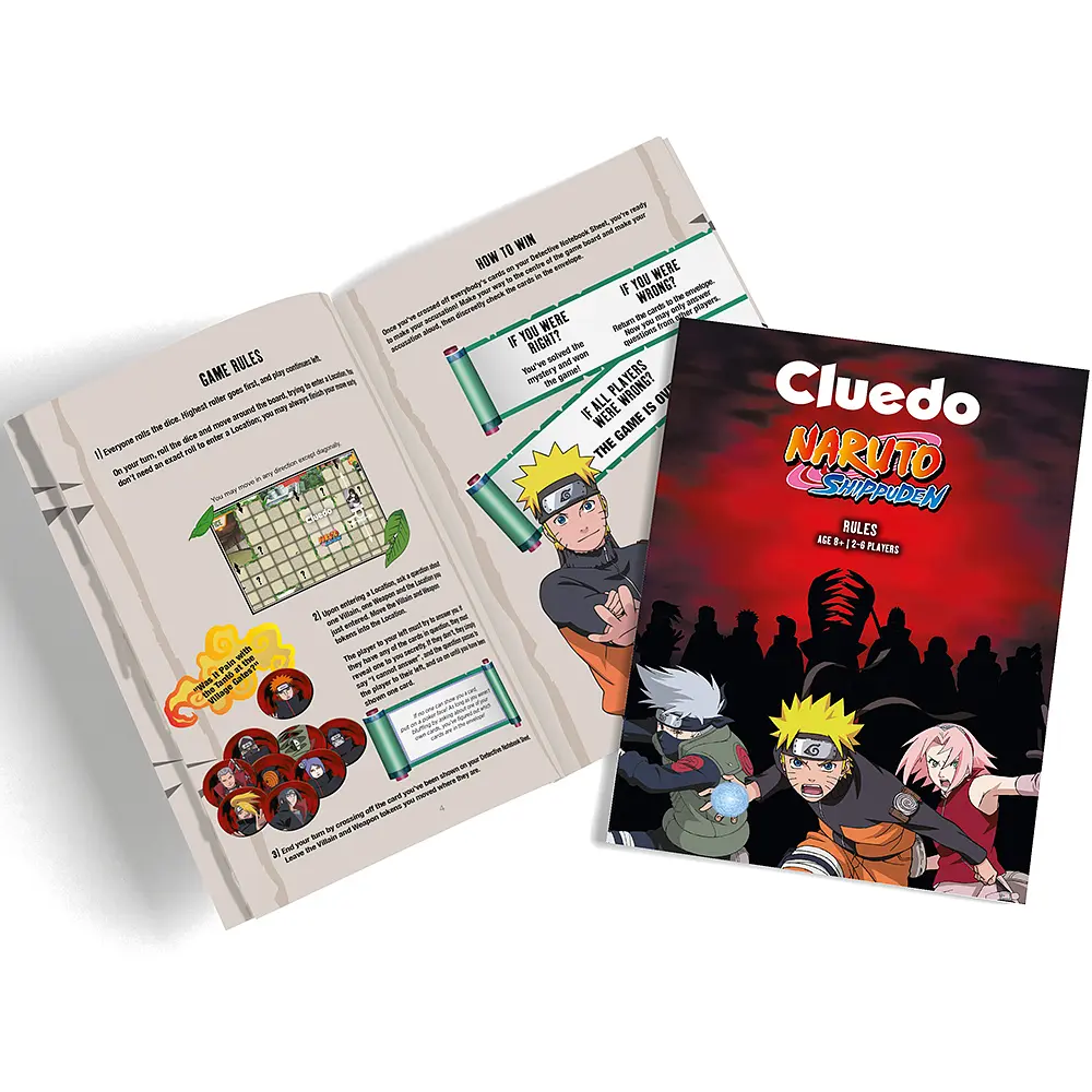 Настільна гра Winning Moves Naruto Shippuden Cluedo UK - фото 7