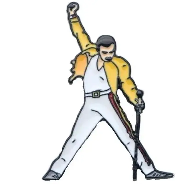 Значок Cini Квін Queen Фредді Мерк'юрі Freddie Mercury Wembley 1986 Q 25.59 - фото 4