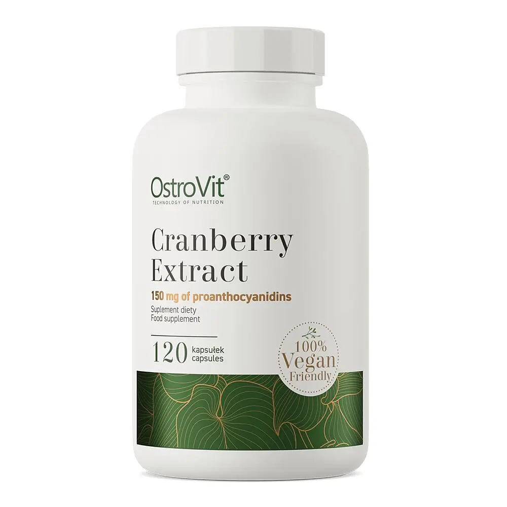 Натуральна добавка OstroVit Vege Cranberry Extract, 120 капсул