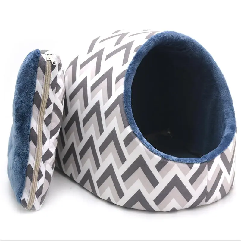 Будка для котів та собак Zoo-hunt Ложе синя №1 36х37х32 см (ZH48078057-1) - фото 2