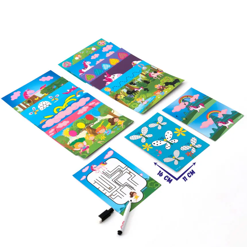 Гра з маркером Vladi Toys Пиши і витирай Єдиноріг, укр. мова. (VT5010-17) - фото 2