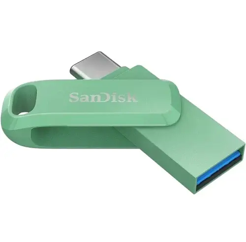 Флеш накопичувач USB 512Gb SanDisk Ultra Go, Absinthe Green, Type-C / USB 3.2 Gen 1, до 400 МБ/с (SDDDC3-512G-G46AG) - фото 2
