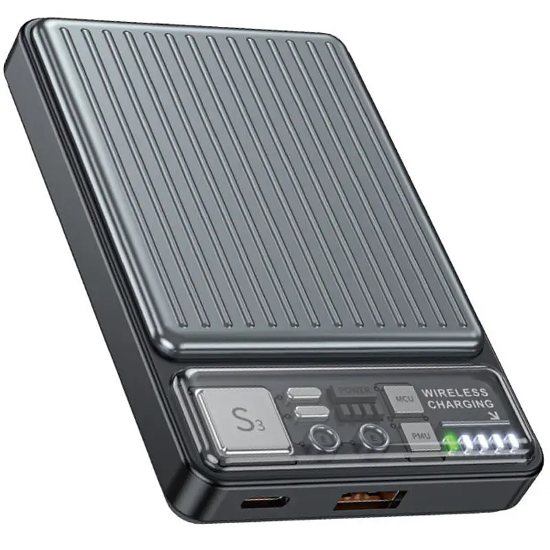Портативний ЗП Power Bank Hoco Q18 Tourer 22.5W з БЗП 10000 mAh Black - фото 2