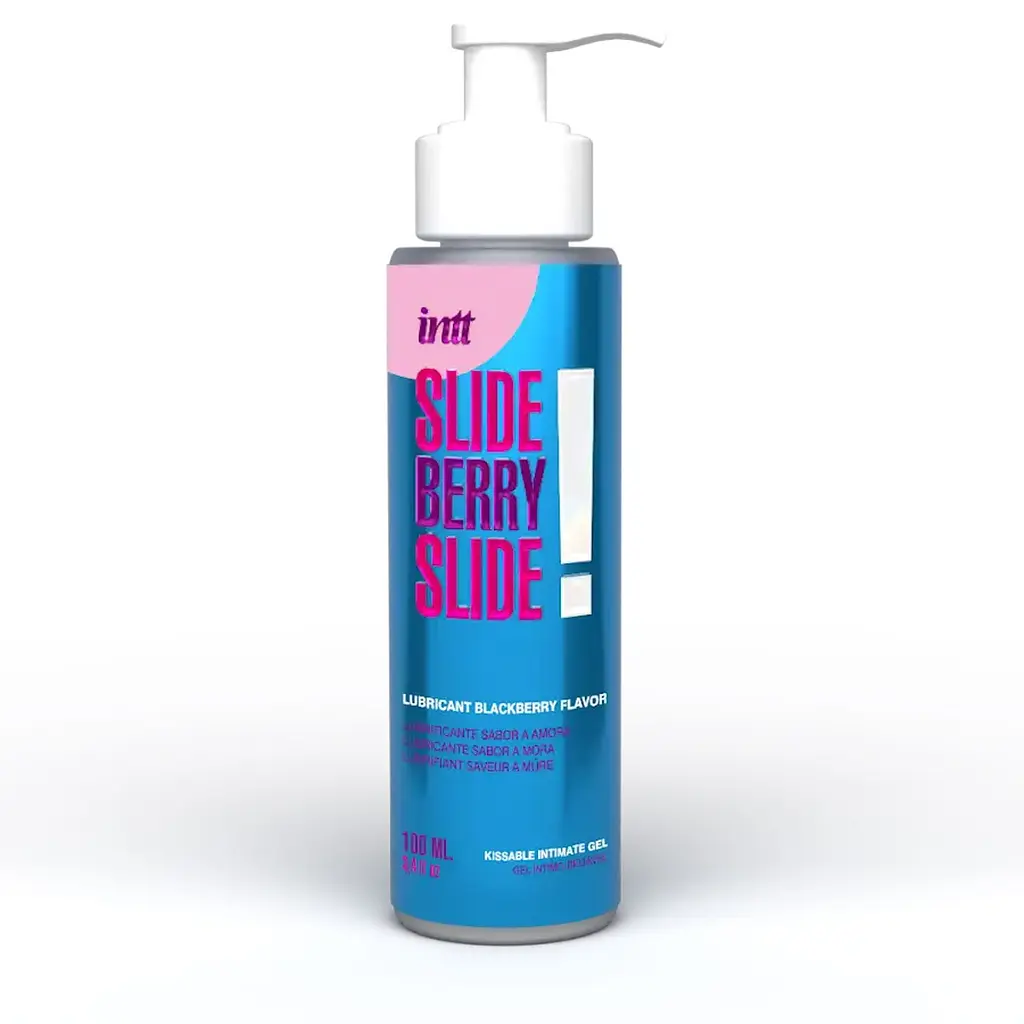 Лубрикант на водній основі Intt Slide Berry Slide! Blackberry Flavor, 100 мл