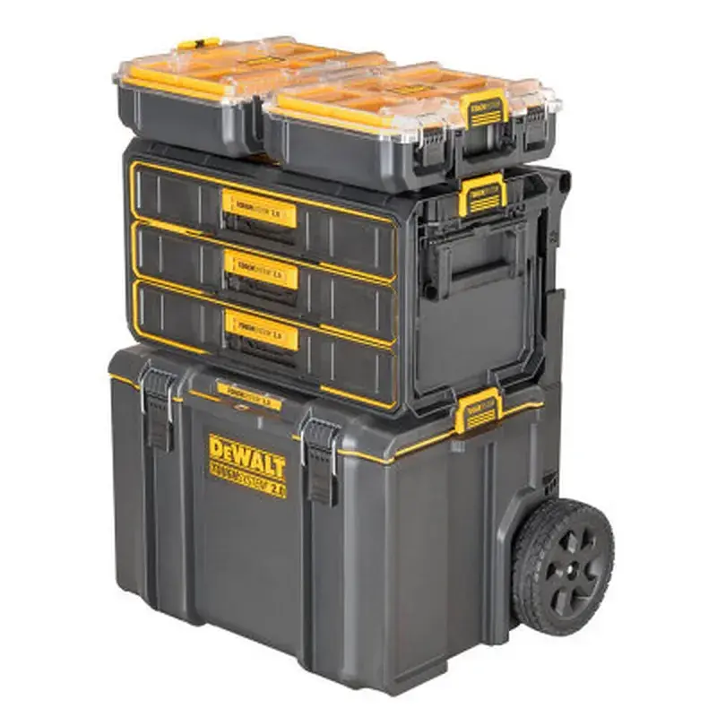 Ящик для інструментів DeWALT TOUGHSYSTEM 2.0, 555х355х305 мм., модуль на 3 ящики (DWST08330-1) - фото 5