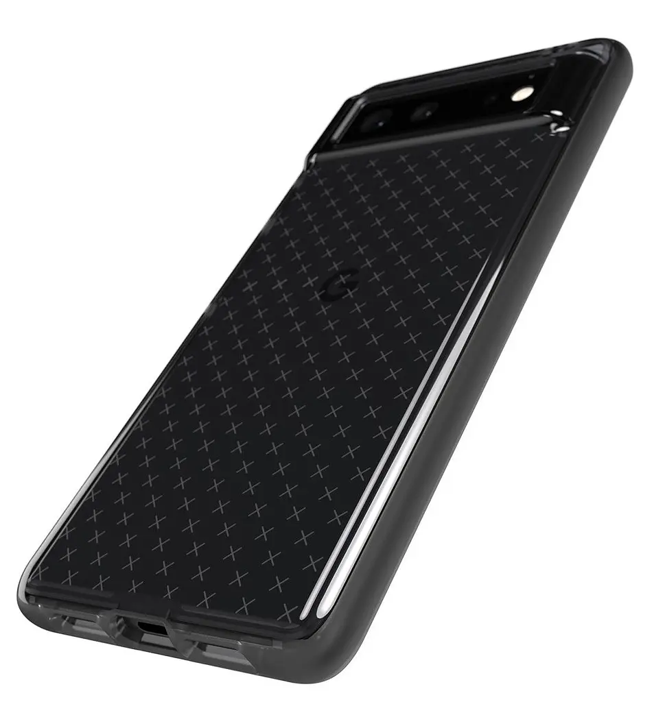 Оригінальний протиударний чохол Tech21 Evo Check для Google Pixel 6 Smokey Black (T21-9116) - фото 3