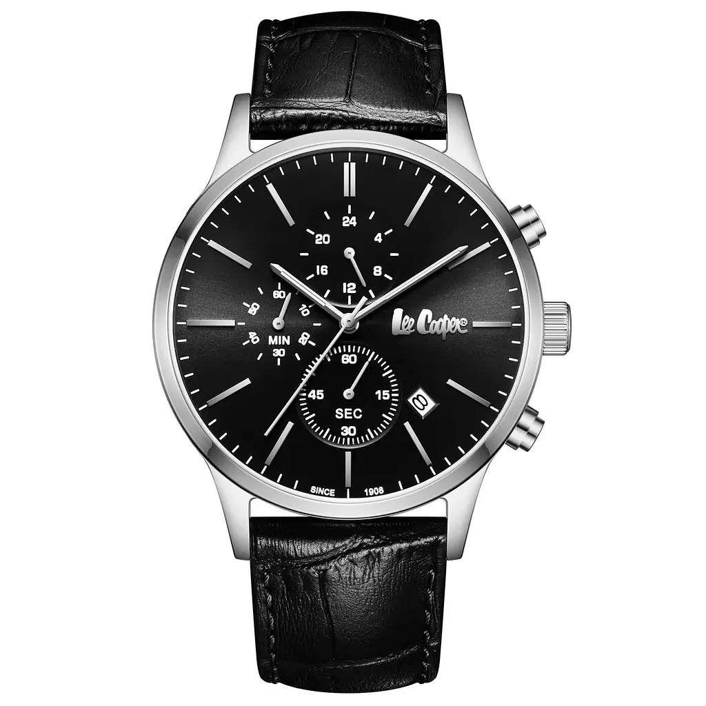 Годинник Lee Cooper Leather Black - фото 2