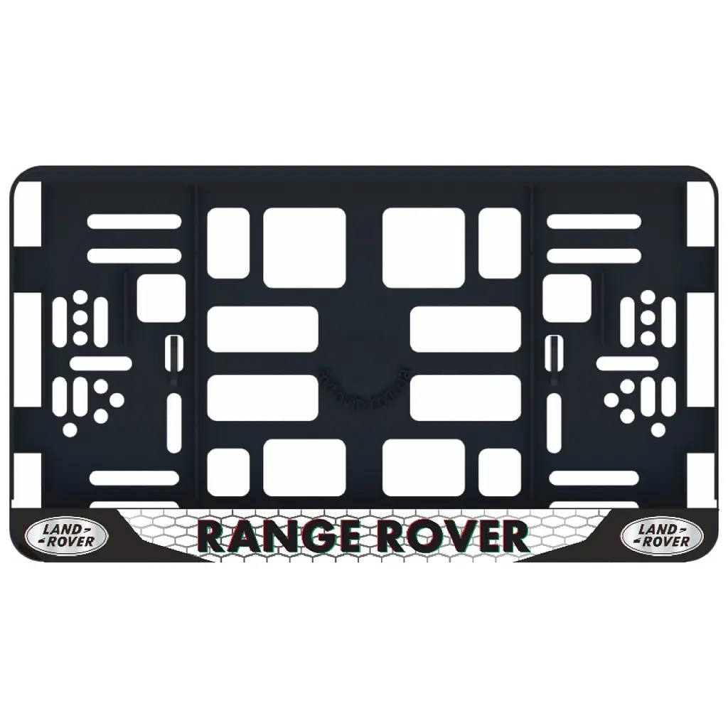Рамка номера Land Rover Range Rover під Американський номер 300х150 мм Кольоровий Логотип