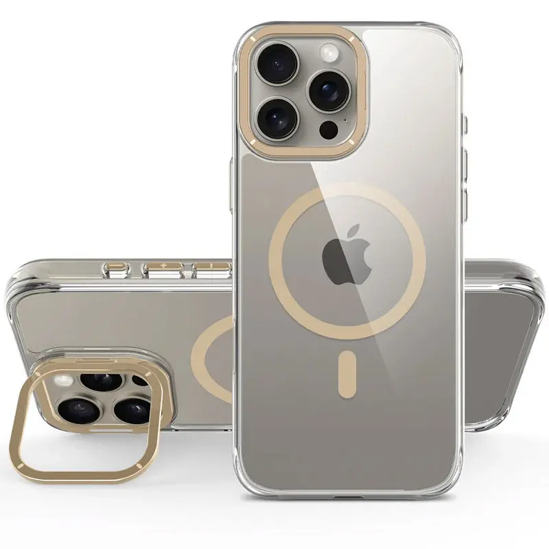 Чохол TPU Space Case Apex with MagSafe для Apple iPhone 16 Pro Max (6.9") Gold - фото 3
