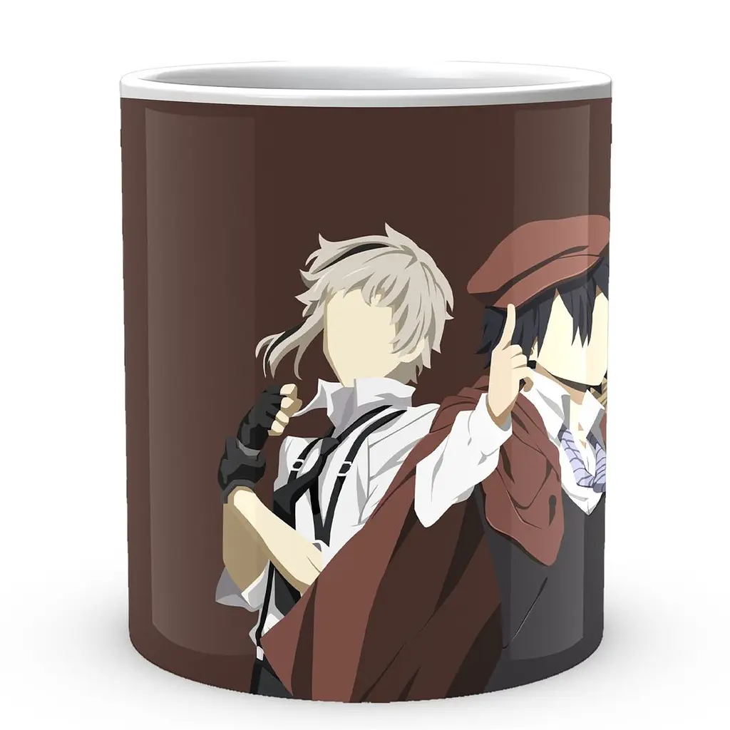 Кружка GeekLand Bungou Stray Dogs Проза Бродячих Псов Рампо Ацуши Дазай BSD 21 330 мл белая - фото 2