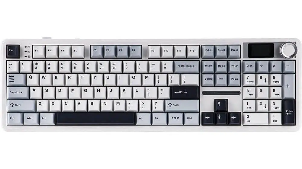 Клавиатура Aula F108 Pro Wireless Gasket Keyboard Reaper Switch 2.4G/BT EN/UA White (6978080501318) - фото 3