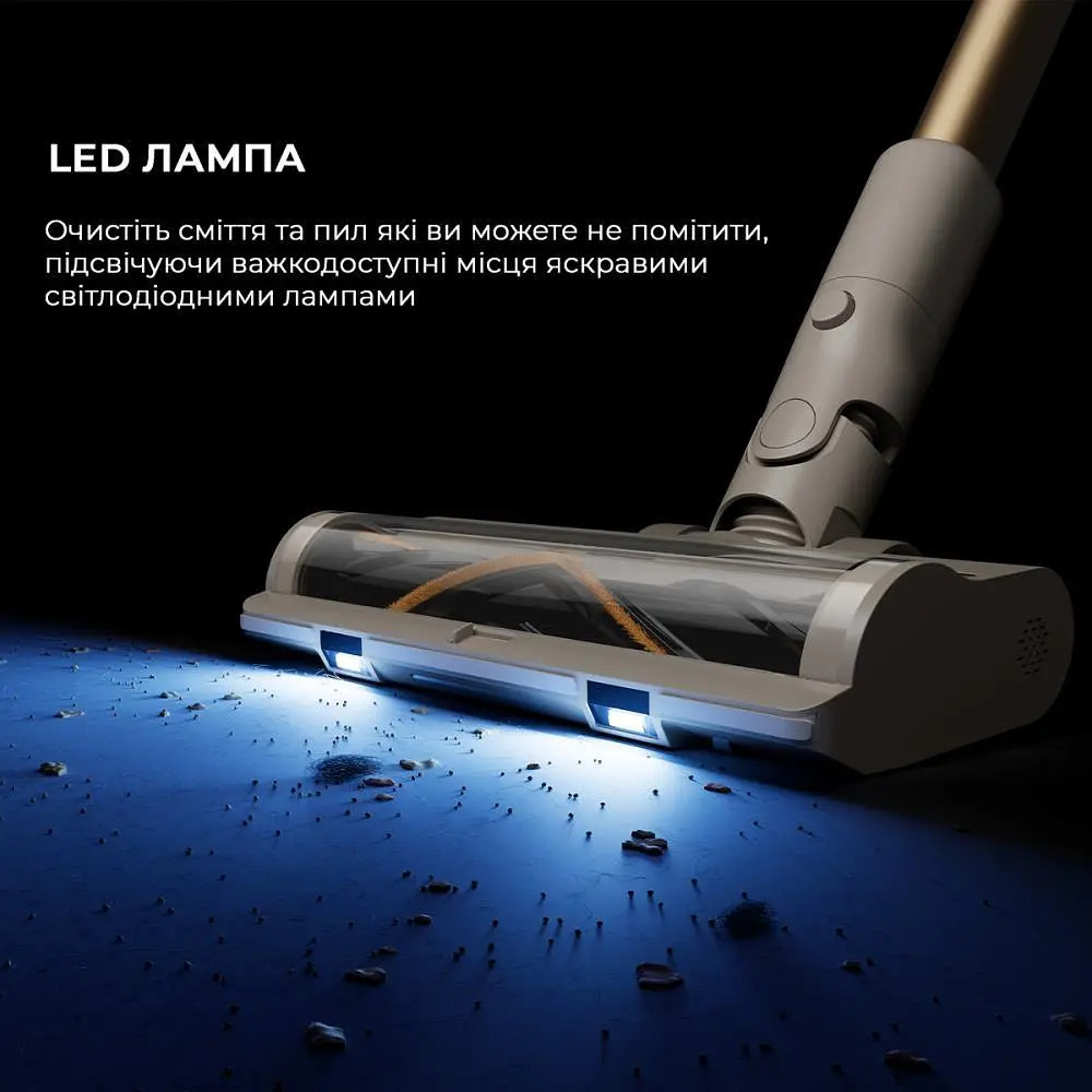 Акумуляторний пилосос Dreame Cordless Vacuum Cleaner U20 White - фото 10