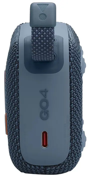 Портативна акустика JBL Go 4 Blue (JBLGO4BLU) (6980794) - фото 4
