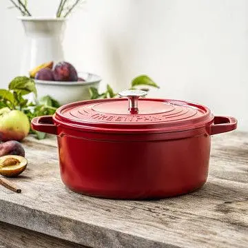 Каструля з кришкою GreenPan Featherweights 22 см 3,3 л з керамічним покриттям червоний (CC005432-001) - фото 2