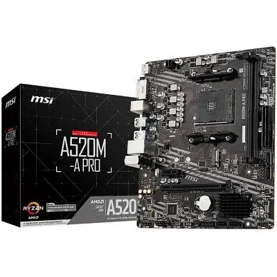 Материнська плата MSI (A520M-A PRO) - фото 2