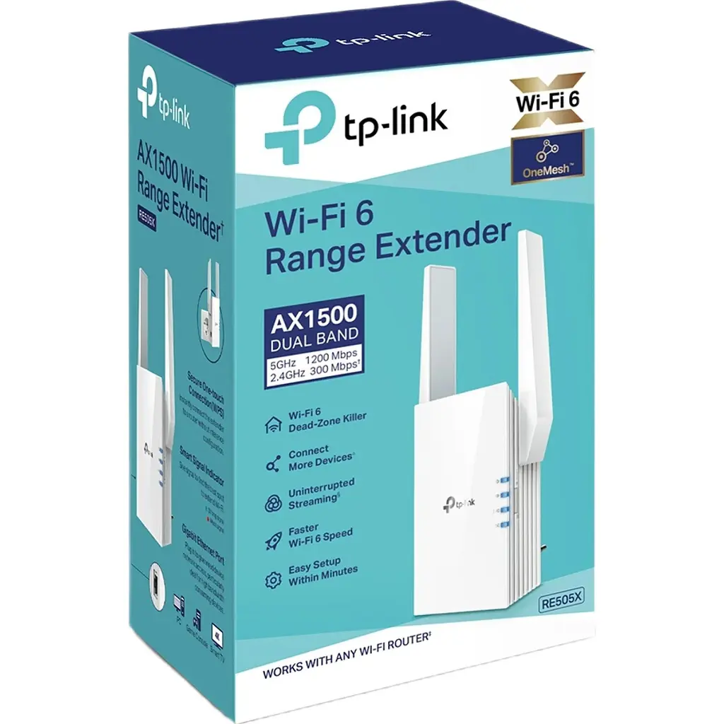 Ретранслятор Wi-Fi сигнала TP-Link RE505X [106817] - фото 4