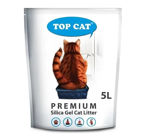 Наповнювач для котячого туалету Top Cat Premium силікагелевий 5 л 480101 - фото 2