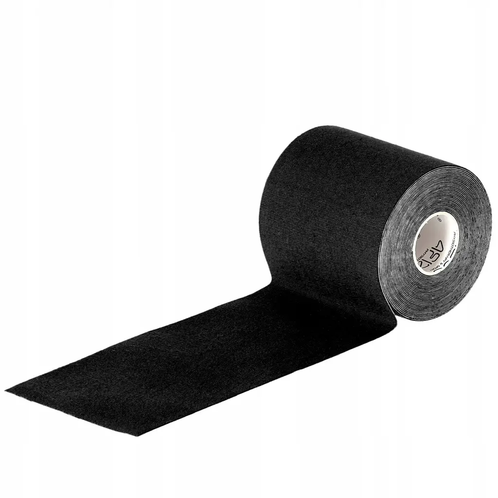 Стрічка кінезіологічна (кінезіо тейп) 4FIZJO 7.5 см x 5 м 4FJ0546 Black (P-5907739318886) - фото 3