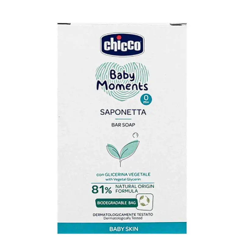 Дитяче мило Chicco м'яка піна Baby Moments, 100 г (10398.00) - фото 2