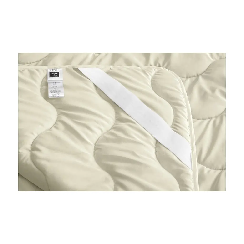 Наматрацник MirSon Eco Light №1714 EcoSilk Air-line на резинці по кутках Pink 160x190 см (2200002888714) - фото 5