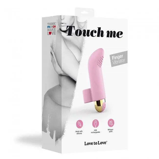 Вибратор Love To Love Touch Me Rose Перезаряжаемый на палец, 8, 6х5,3 см розовый - фото 4