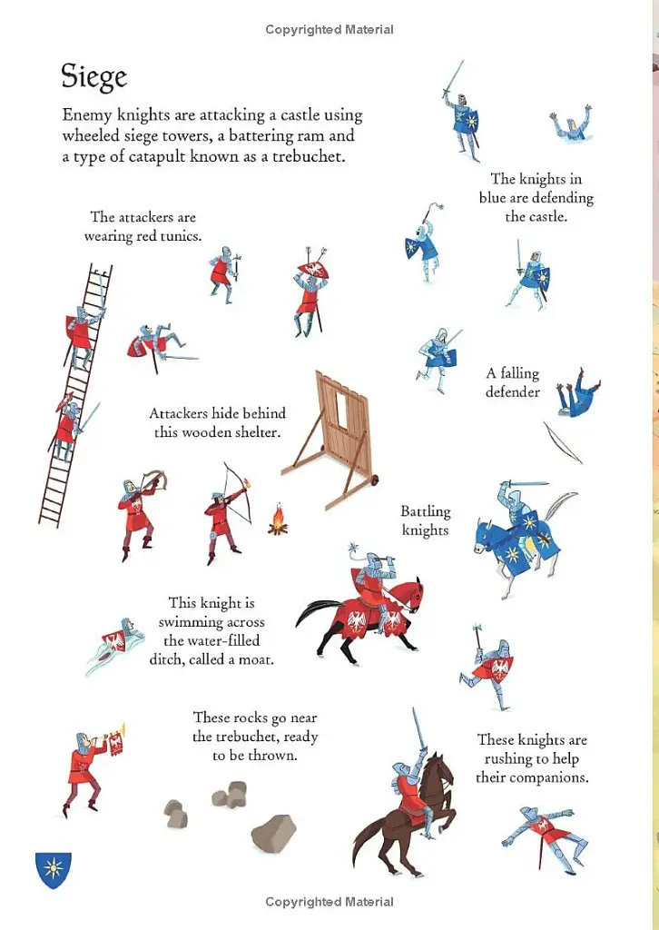 Knights. Little Transfer Book - фото 5