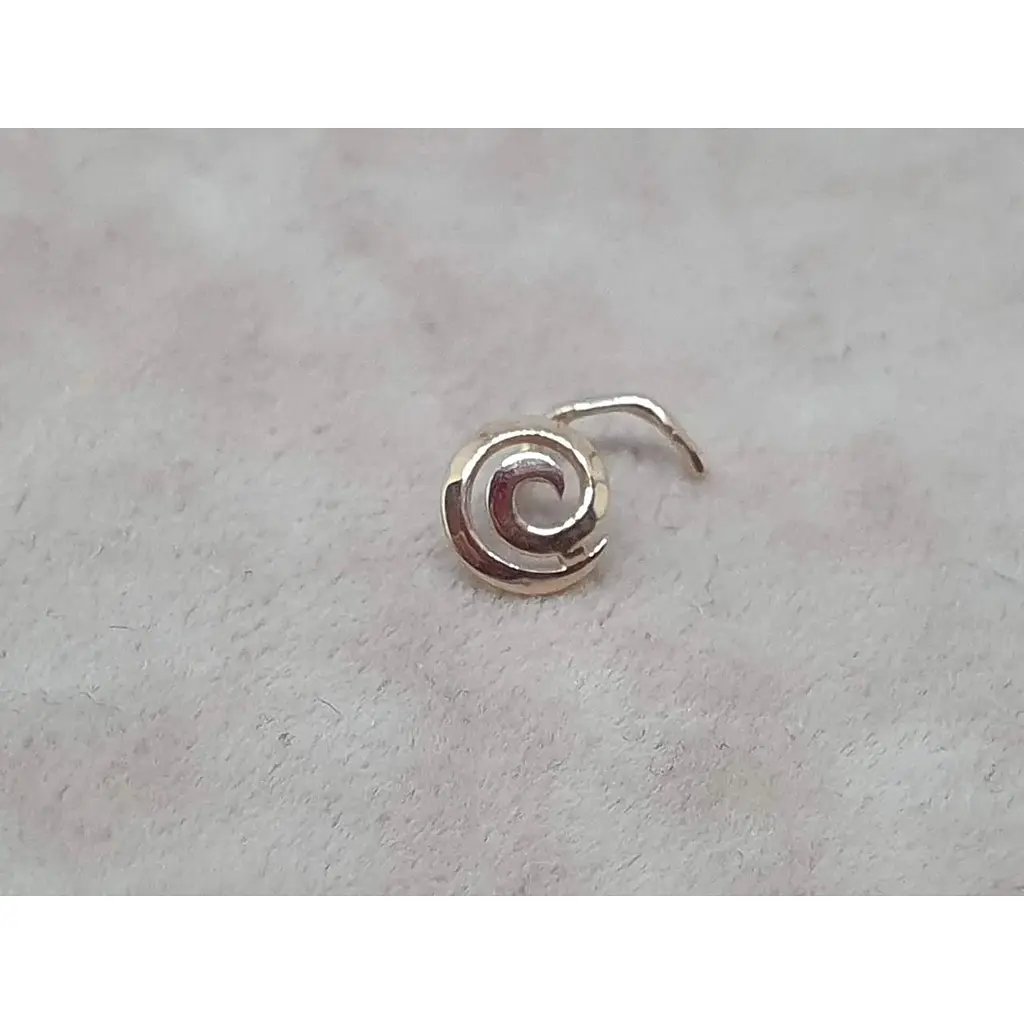 Золота сережка-пірсинг Dear в ніс Dear. 1028 - фото 2