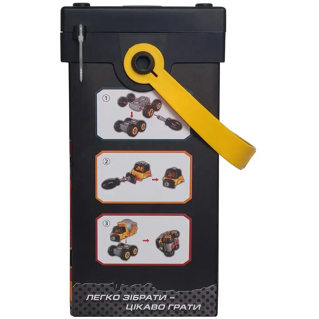 Конструктор Microlab Toys Будівельна техніка - бетонозмішувач (MT8908) - фото 4