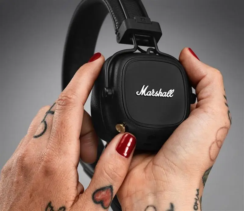 Bluetooth-гарнітура Marshall Major IV Black (1005773) - фото 9
