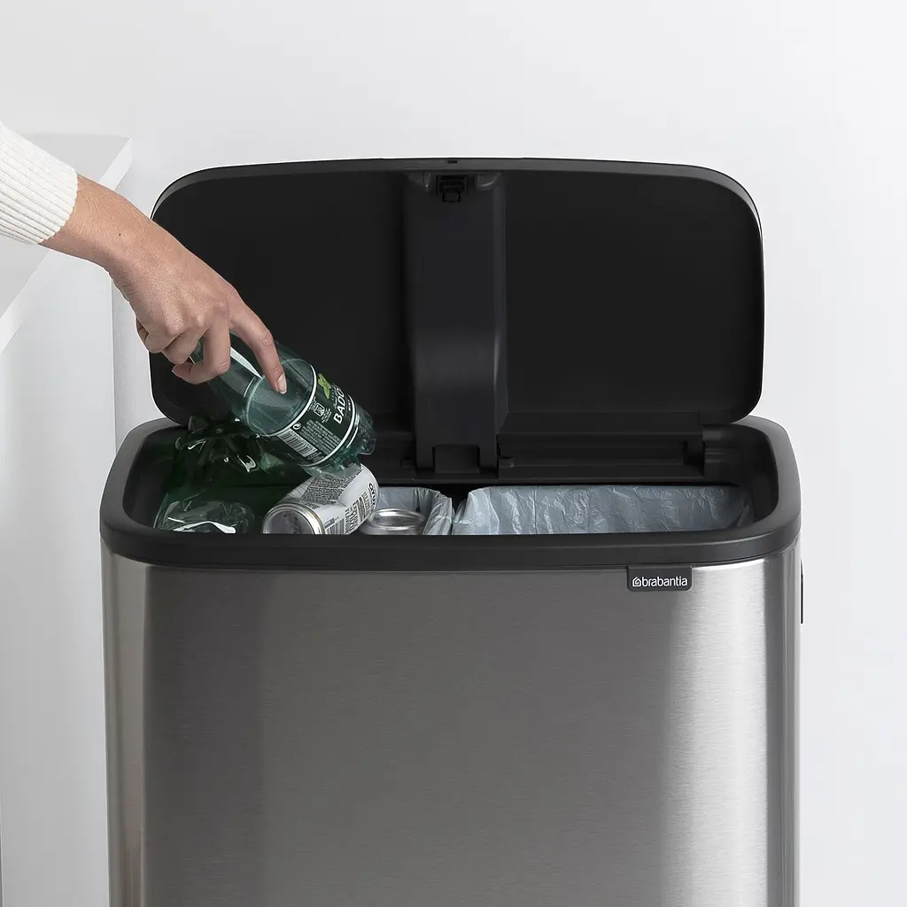 Бак для сміття Brabantia Bo Touch Bin Hi матовий сталевий 2x30 л (130649) - фото 7