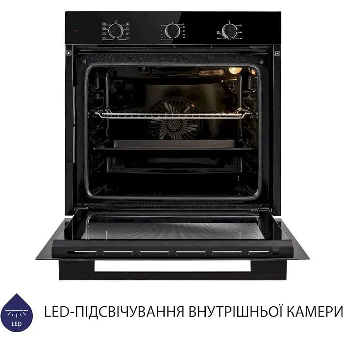 Духова шафа Minola EO 684 BL Чорна - фото 7