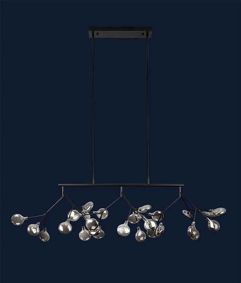 Люстра LED PETALS Levistella 918LP264-27 BK+BK - фото 2