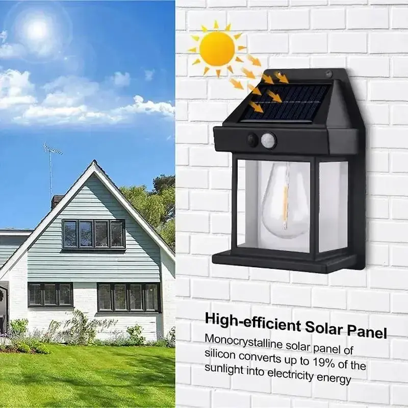 Лампа з датчиком руху 3 режими освітлення для саду SOLAR WALL LAMP Kt-888 - фото 6