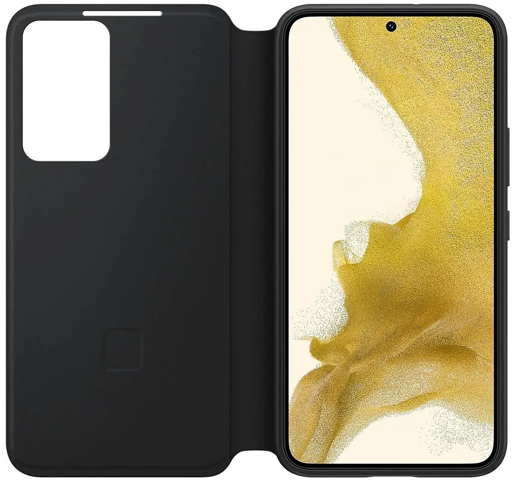 Оригінальний чохол-книжка для Samsung Galaxy S22 Plus Smart Clear View Cover Чорний EF-ZS906CBEGRU S906 - фото 7