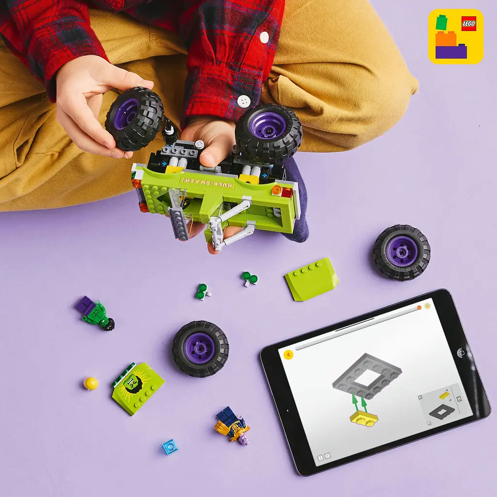 Конструктор LEGO Marvel Super Heroes Грузовик Халка против Таноса 229 деталей (76312) - фото 13