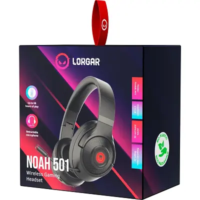 Наушники Lorgar Noah 501 Black (LRG-GHS501) - фото 4