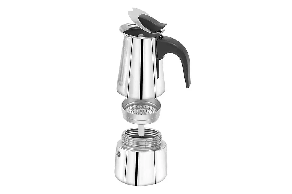 Кофеварка гейзерная нержавеющая сталь Maestro MR-1660-2 100 мл - фото 2