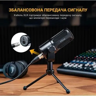 Микрофон Fifine (Tank1) XLR Black (Tank1) - фото 6