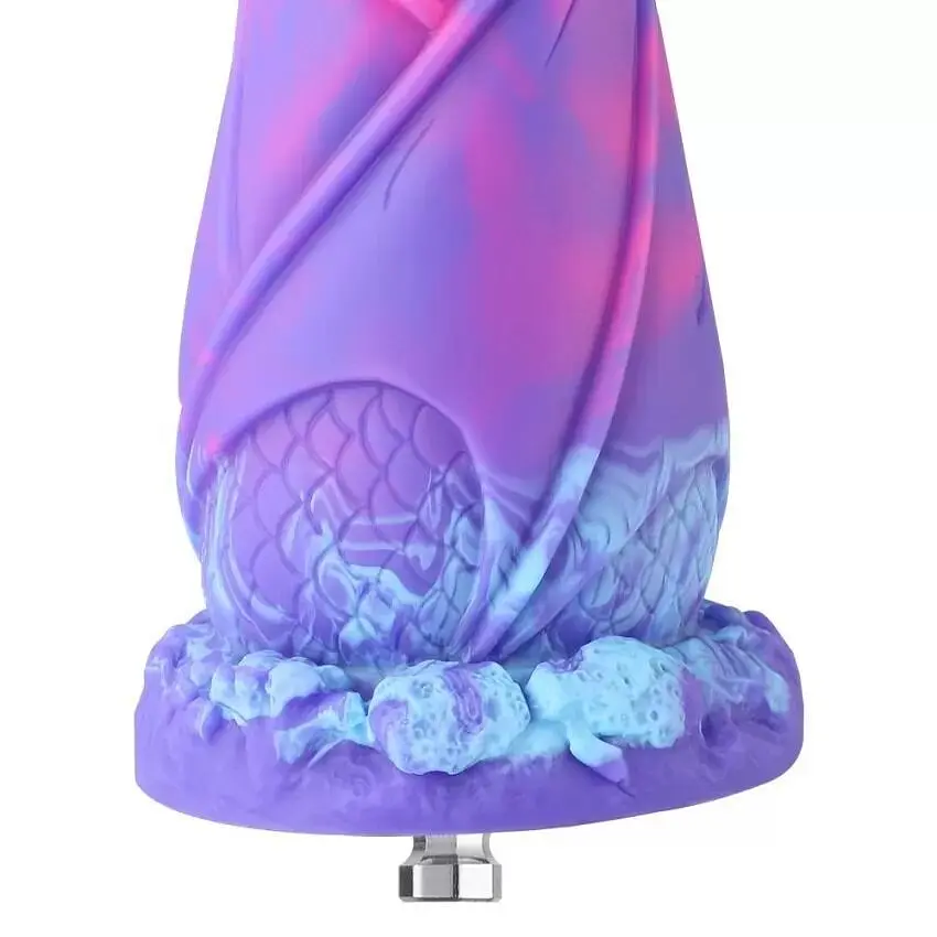 Фалоімітатор Hismith 7.48″ Silicone Dildo HSA139 Monster Series система KlicLok для секс-машин - фото 6