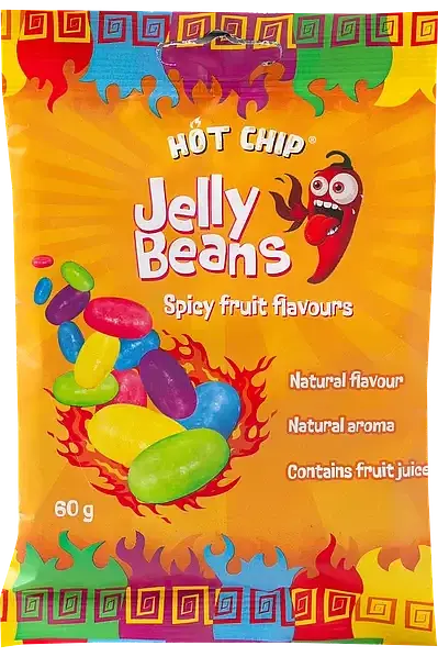 Драже HOT CHIP Jelly Beans Spicy Fruit 60г