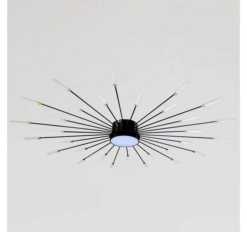 Світлодіодна люстра стельова Artlight 6472/30, 24 Вт, чорна - фото 2