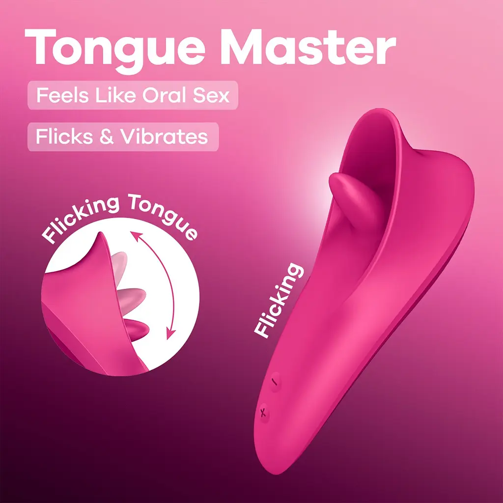 Вибростимулятор для клитора Satisfyer Tongue Master - фото 2